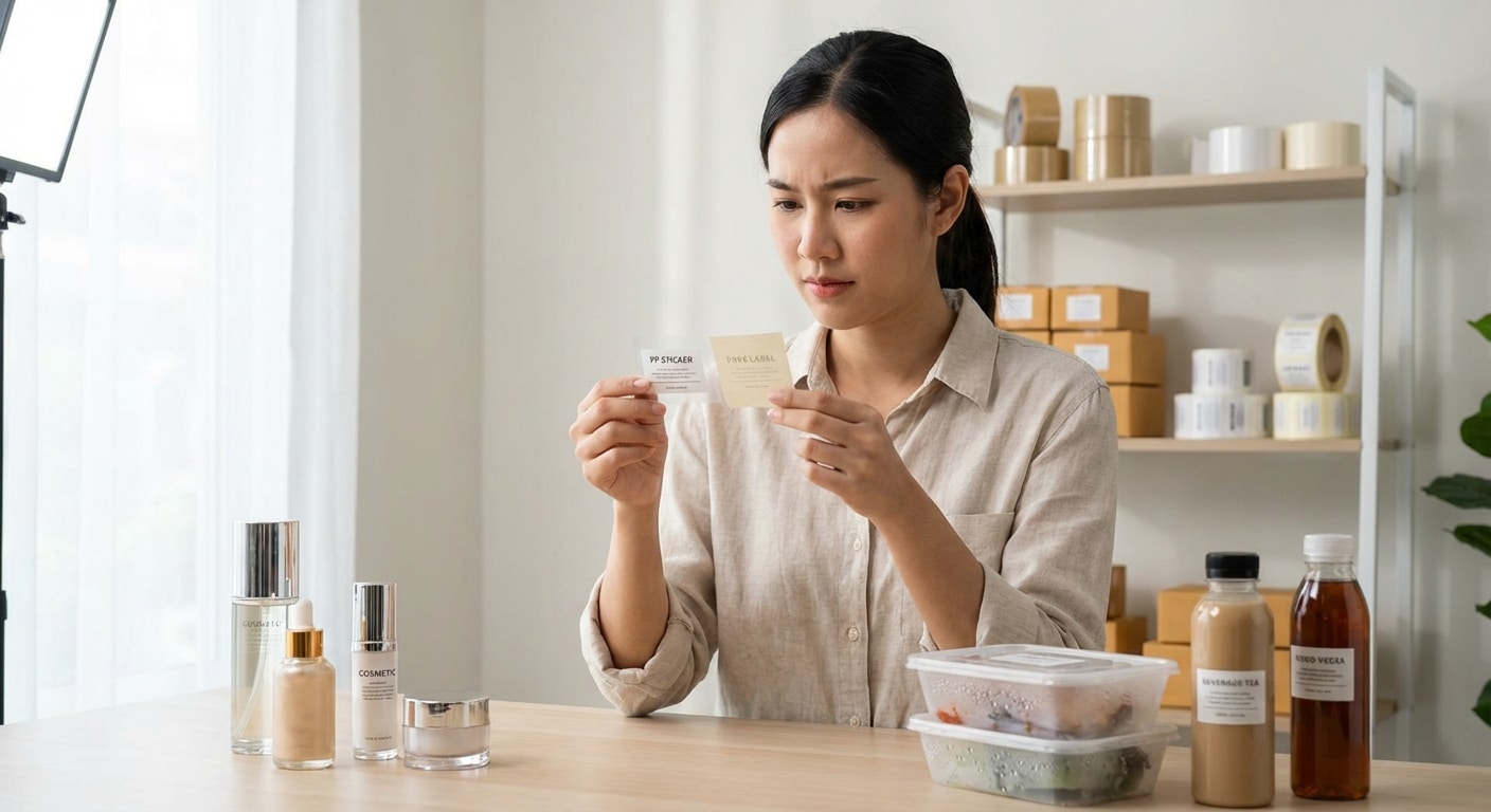 สติ๊กเกอร์ PP vs กระดาษ เลือกแบบไหนให้ฉลากสินค้าปัง! - choose-right-sticker-label-types