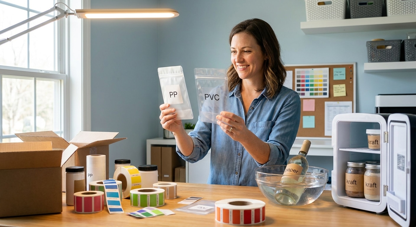 เลือกสติ๊กเกอร์ฉลากให้เป๊ะ! PP, PVC หรือกระดาษ? - choose-right-sticker-material