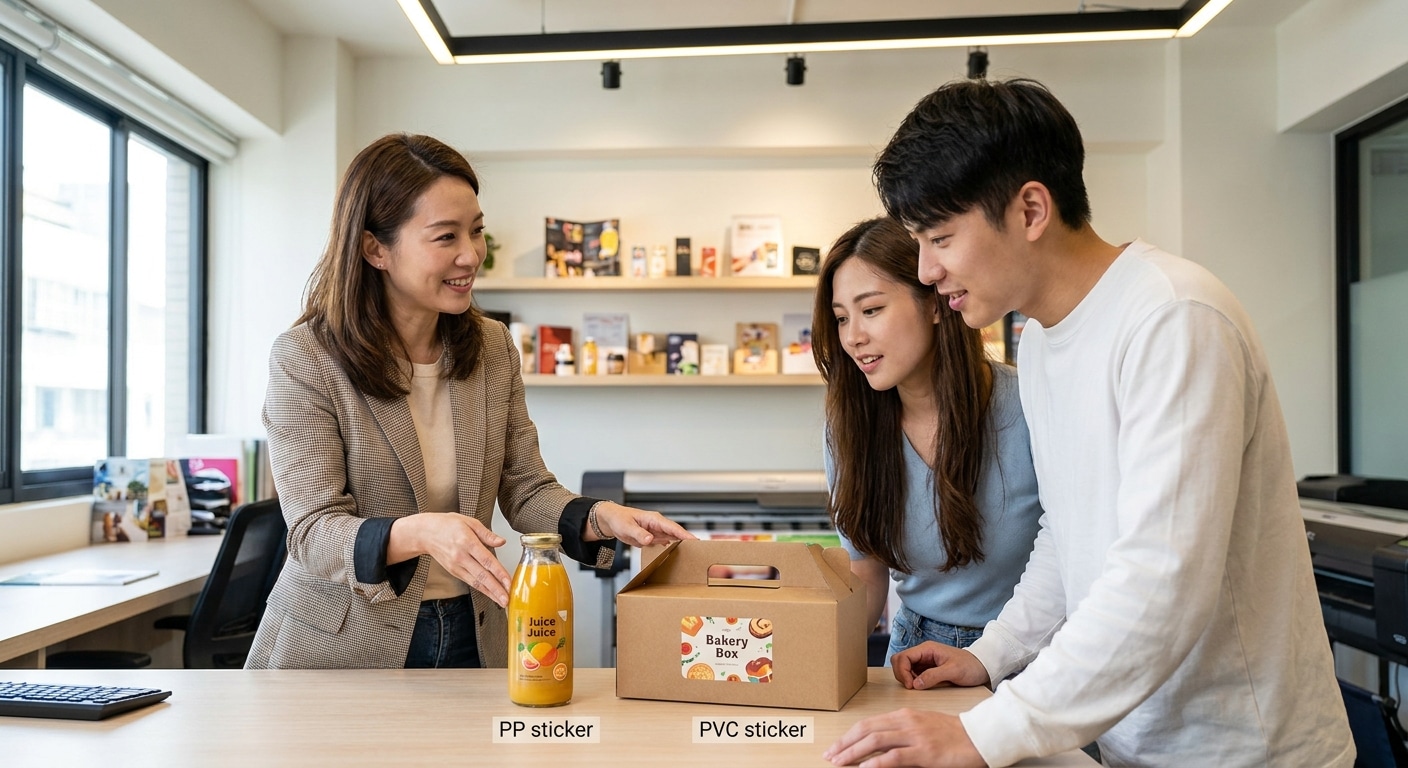 สติ๊กเกอร์ PP กับ PVC ต่างกันยังไง เลือกแบบไหนดี? - choose-right-sticker-material