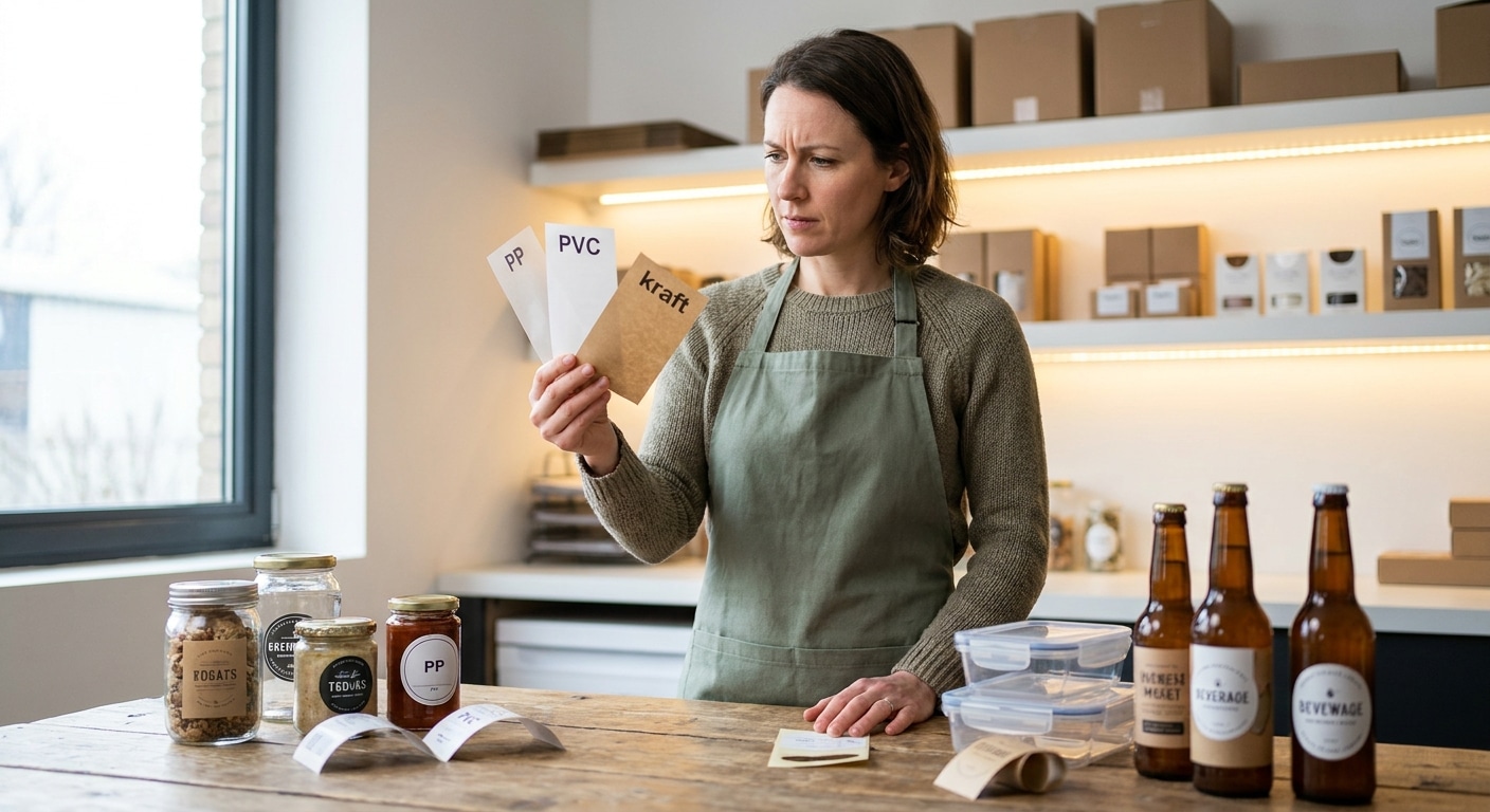 เคล็ดลับเลือกวัสดุสติ๊กเกอร์ฉลากสินค้าให้ตอบโจทย์ SME - choose-right-sticker-material-sme