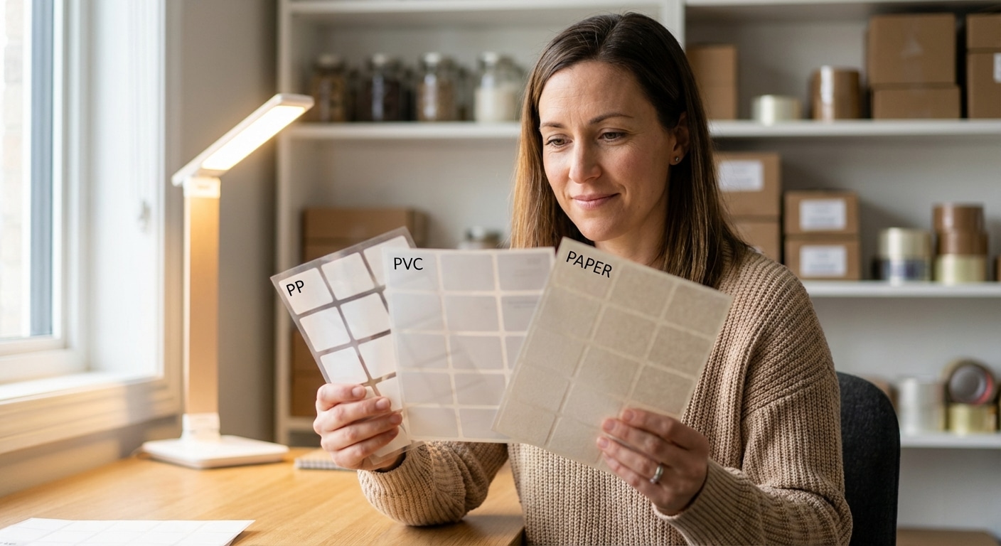 ไขข้อข้องใจ SME: เลือกสติ๊กเกอร์ PP, PVC หรือกระดาษดี? - choose-right-sticker-material-sme