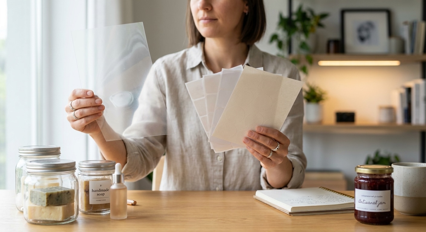 เลือกสติ๊กเกอร์ฉลากสินค้าแบบไหนให้เป๊ะ? คู่มือฉบับ SME - choose-right-sticker-material-sme