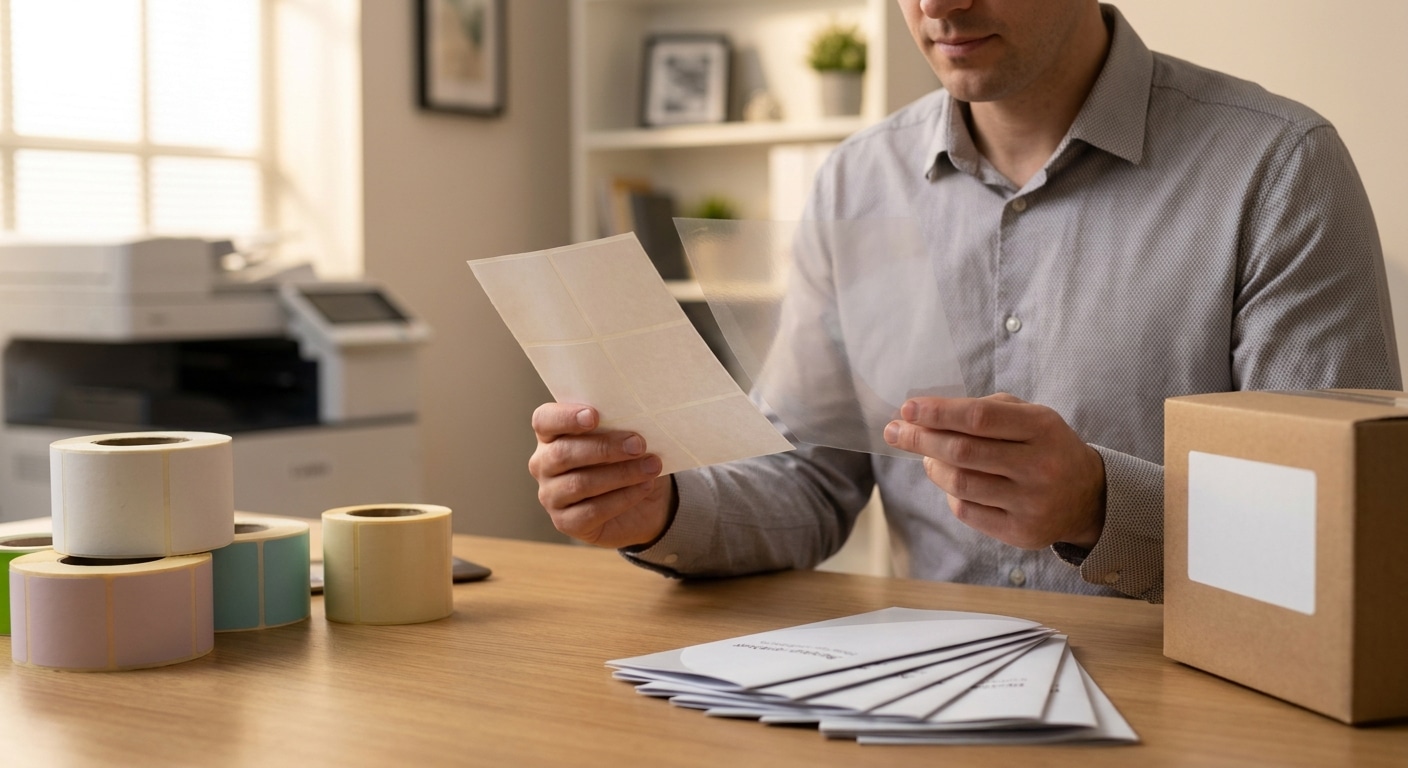 กระดาษ PP หรือ PVC? เลือกสติ๊กเกอร์แบบไหนให้ปัง ตอบโจทย์ SME - choose-right-sticker-material-sme