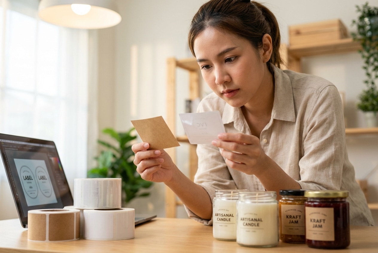 เจาะลึก! เลือกสติ๊กเกอร์ PP, PVC และคราฟท์ยังไงให้ยอดขายปัง - choose-right-sticker-material-sme