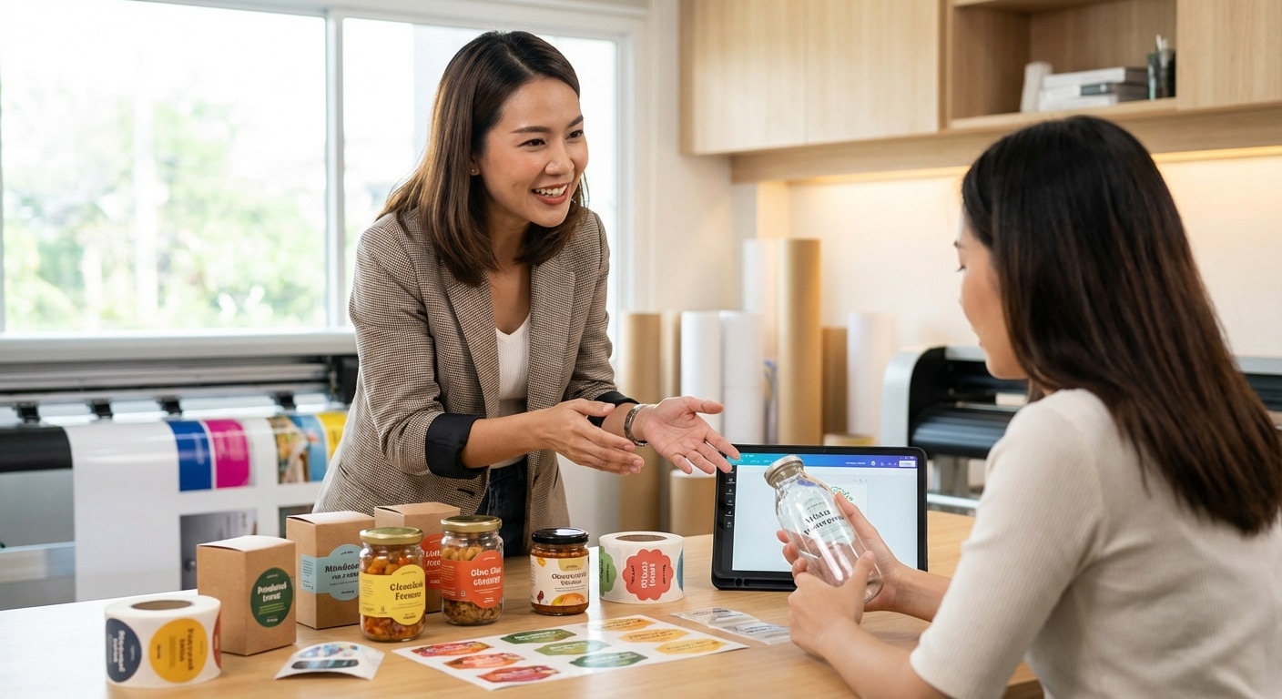 เลือกสติ๊กเกอร์ฉลากสินค้ายังไงให้ปัง? ฉบับมือใหม่ SME - choose-sticker-label-sme