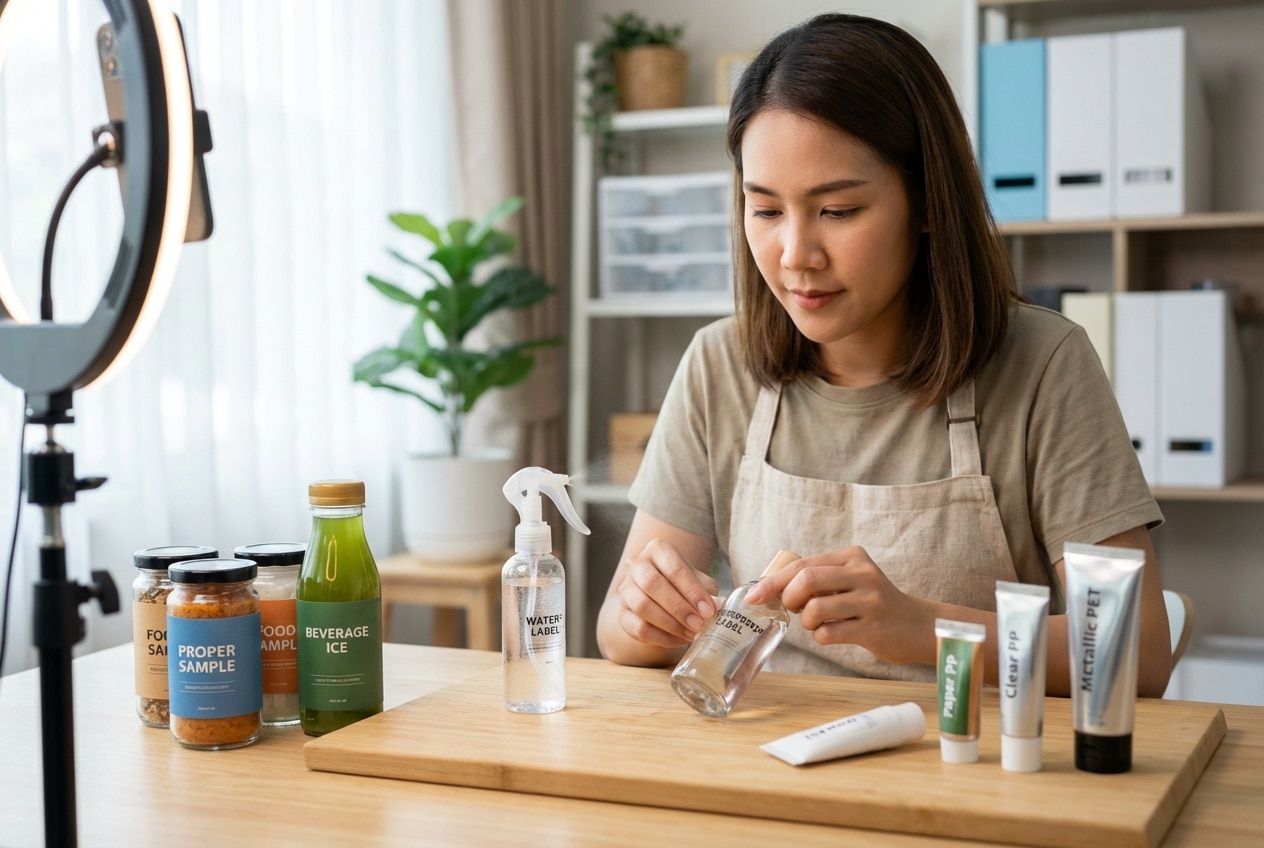 เทคนิคเลือกสติ๊กเกอร์ติดสินค้า ฉบับ SME ทนน้ำ ไม่ลอก - choose-sticker-material-guide-sme