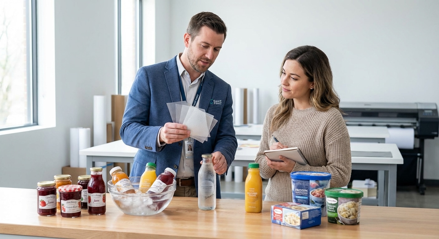 เลือกเนื้อสติ๊กเกอร์อย่างไร ให้ฉลากสินค้ากันน้ำ ไม่หลุดลอก - choose-waterproof-sticker-material