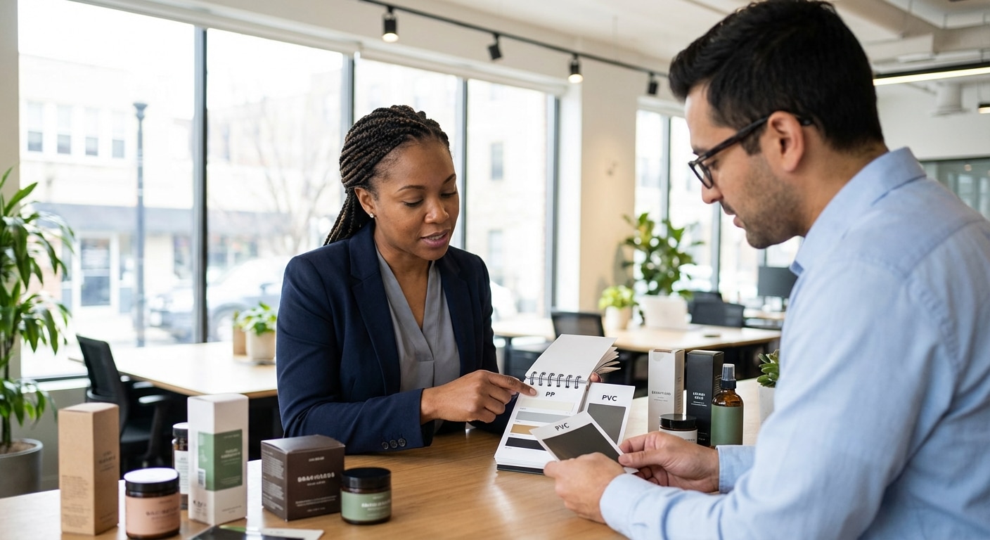 เคล็ดลับเลือกสติ๊กเกอร์ PP vs PVC ให้เหมาะกับสินค้า SME - choosing-pp-pvc-sticker-guide