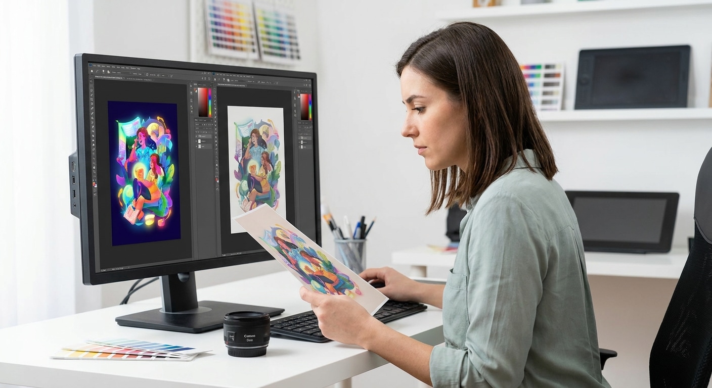 พิมพ์งานสีไม่เพี้ยน! รู้จักโหมดสี CMYK และ RGB สำหรับมือใหม่ - cmyk-vs-rgb-color-guide-printing