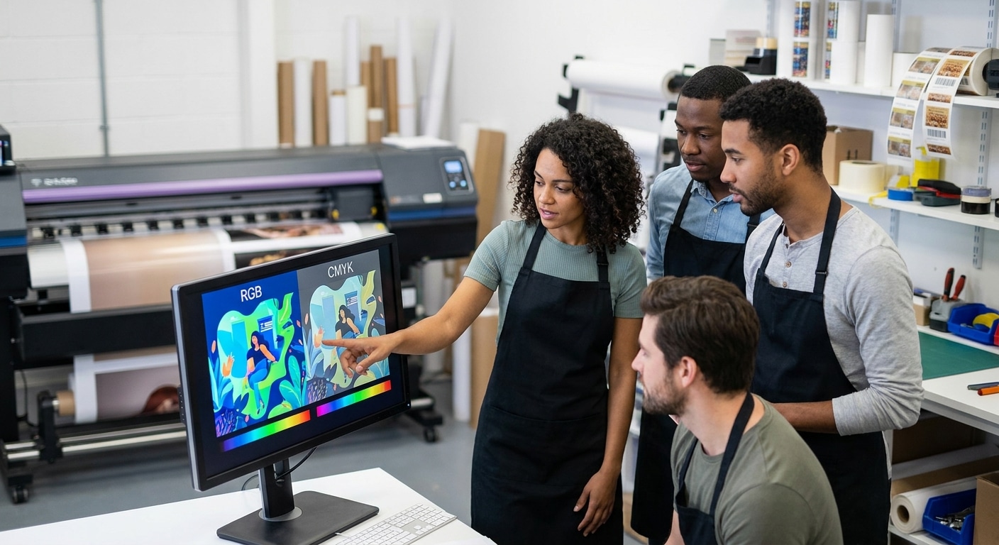 ระบบสี CMYK vs RGB ต่างกันอย่างไร? ทริคสั่งพิมพ์สีไม่เพี้ยน - cmyk-vs-rgb-printing-guide