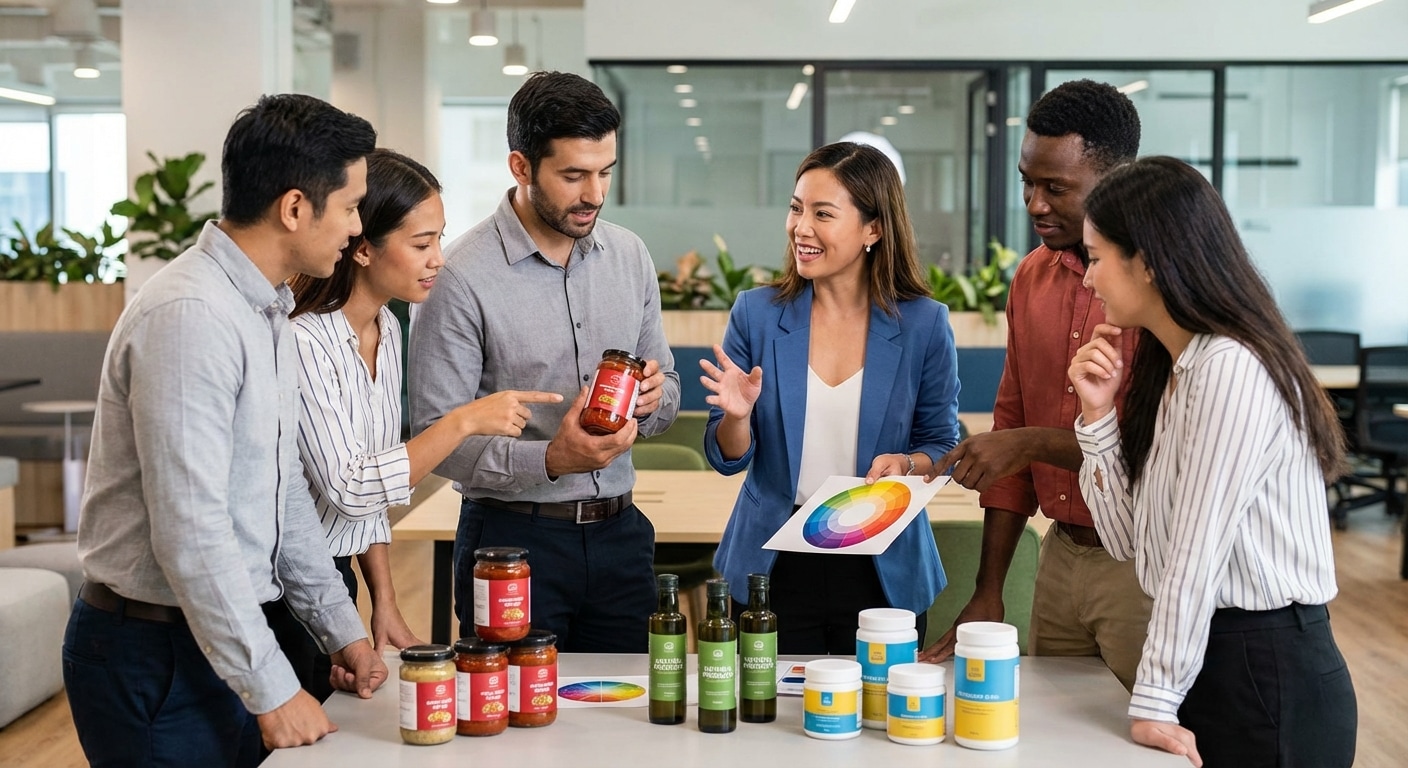 จิตวิทยาการใช้สีฉลากสินค้า ดึงดูดลูกค้า เพิ่มยอดขาย SME - color-psychology-label-design-tips