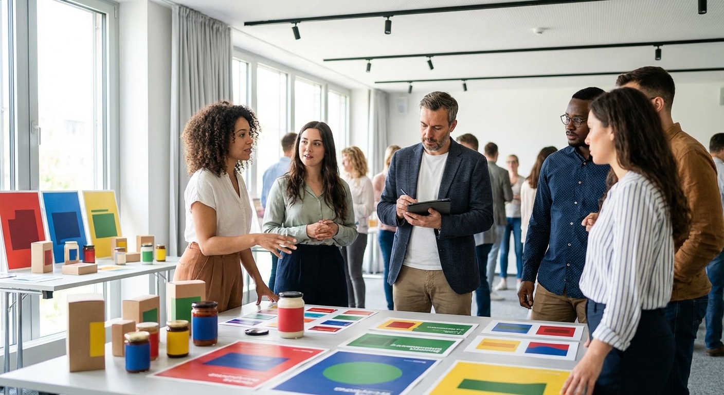 จิตวิทยาเลือกสีป้ายโฆษณาและฉลากสินค้า ดึงดูดยอดขาย SME - color-psychology-signage-label-design