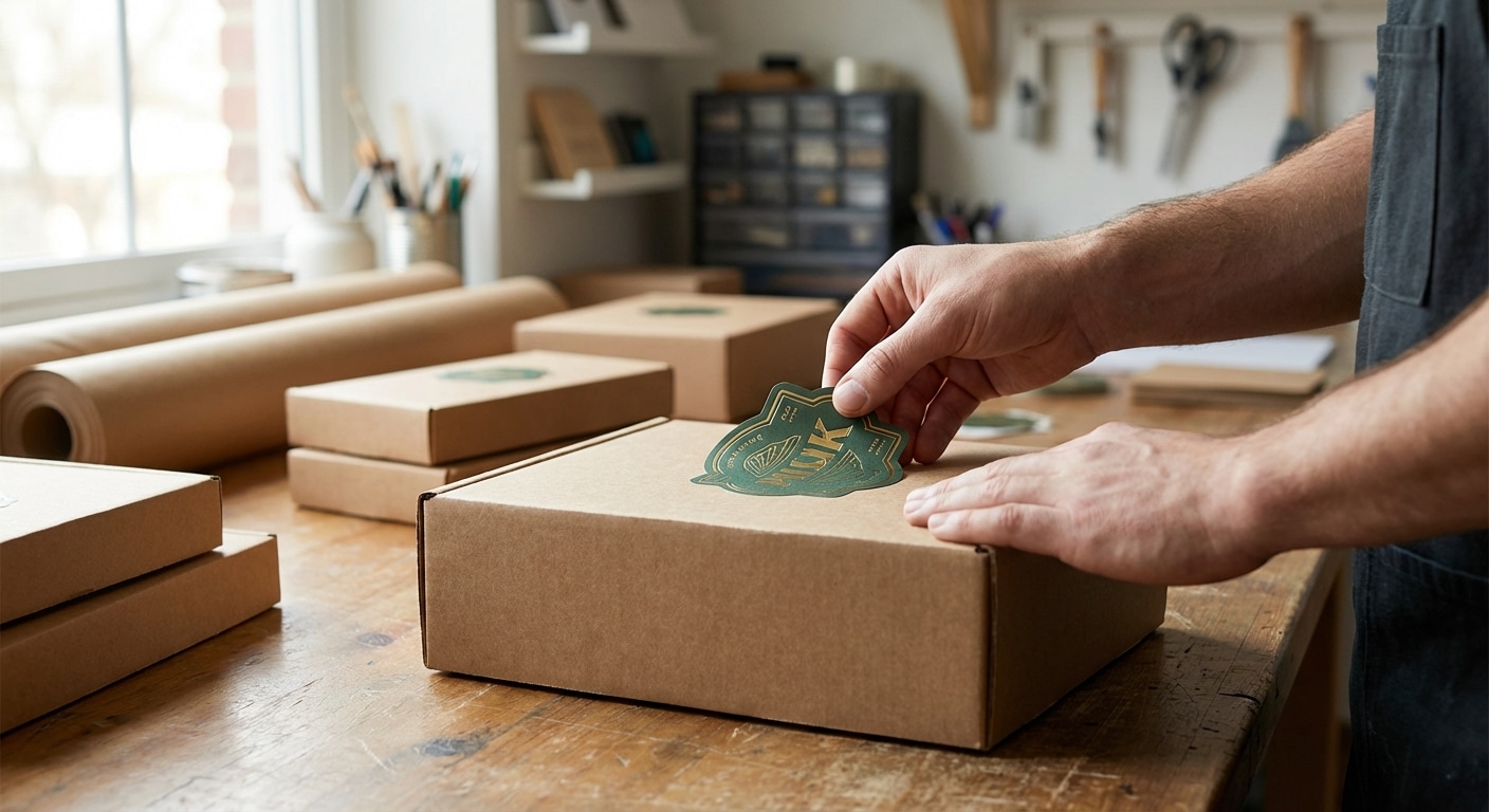 สติ๊กเกอร์ไดคัท ทริคอัปเกรดแพ็กเกจจิ้งแบรนด์ SME - die-cut-sticker-packaging-sme