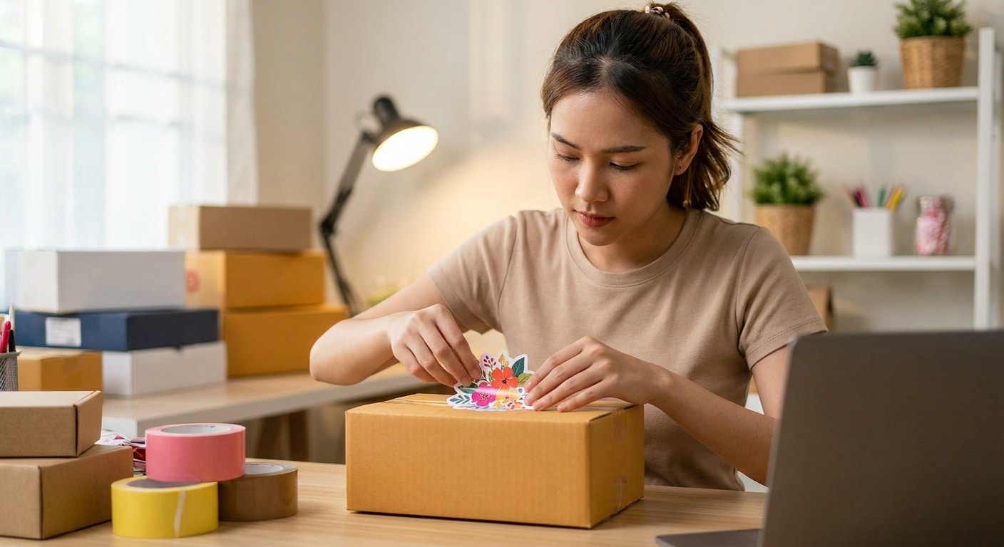 เทคนิคเพิ่มมูลค่าสินค้าด้วยสติ๊กเกอร์ไดคัท สร้างแบรนด์ SME - die-cut-sticker-sme-branding