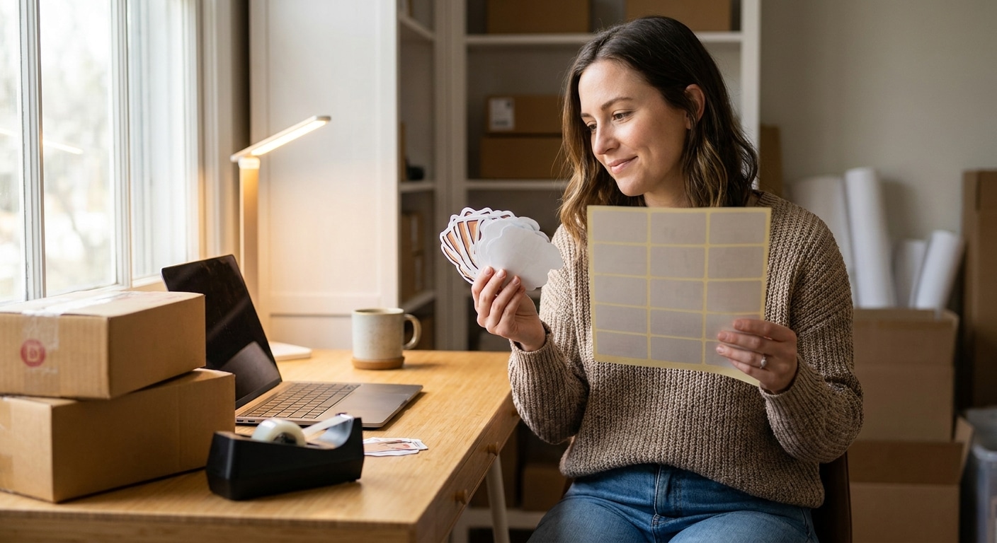 ไขข้อข้องใจ! สติ๊กเกอร์ไดคัท vs ฮาฟคัท ต่างกันอย่างไร - die-cut-vs-half-cut-stickers