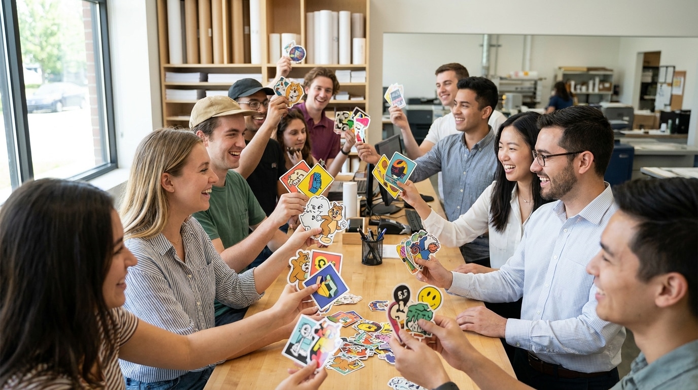 เคล็ดลับทำสติ๊กเกอร์ไดคัทแจกลูกค้า สร้างภาพจำให้แบรนด์ปัง - diecut-sticker-giveaway-branding