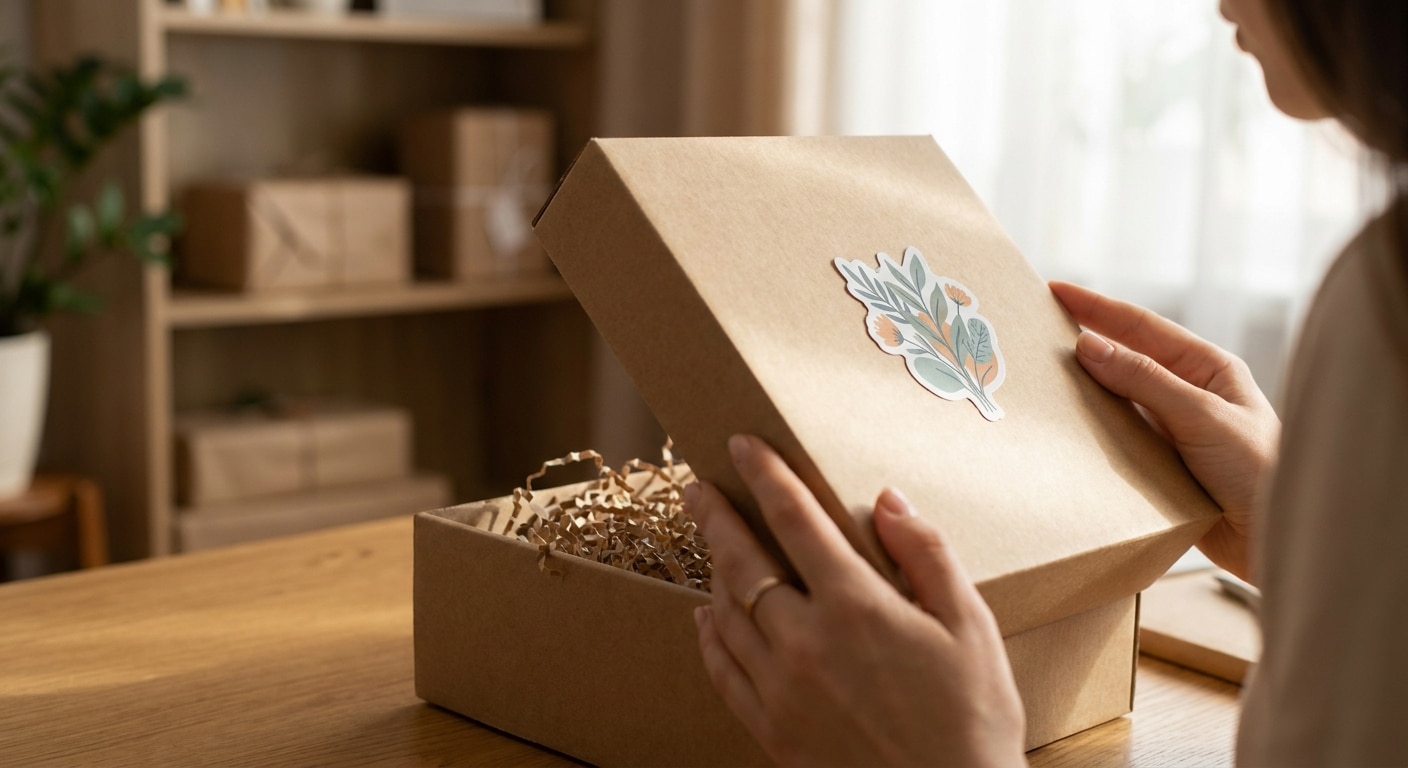 ไอเดียพิมพ์สติ๊กเกอร์ไดคัท สร้างความประทับใจเมื่อเปิดกล่อง - diecut-sticker-unboxing-ideas