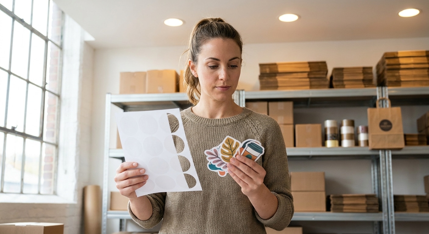 สติ๊กเกอร์ไดคัท vs ฮาล์ฟคัท เลือกแบบไหนตอบโจทย์แบรนด์ SME - diecut-vs-kisscut-sticker