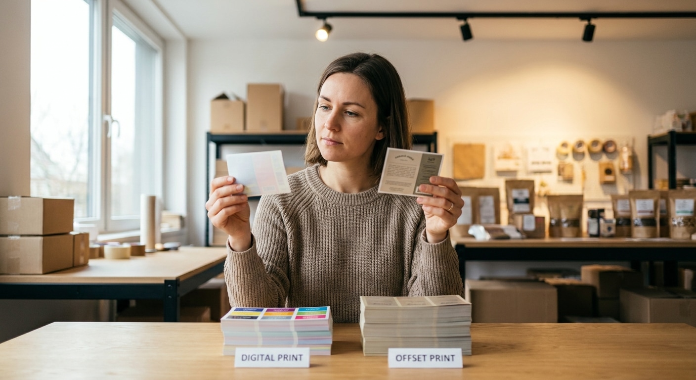 Digital vs Offset: พิมพ์ฉลากสินค้าแบบไหนคุ้มกว่ากัน? - digital-vs-offset-label-printing