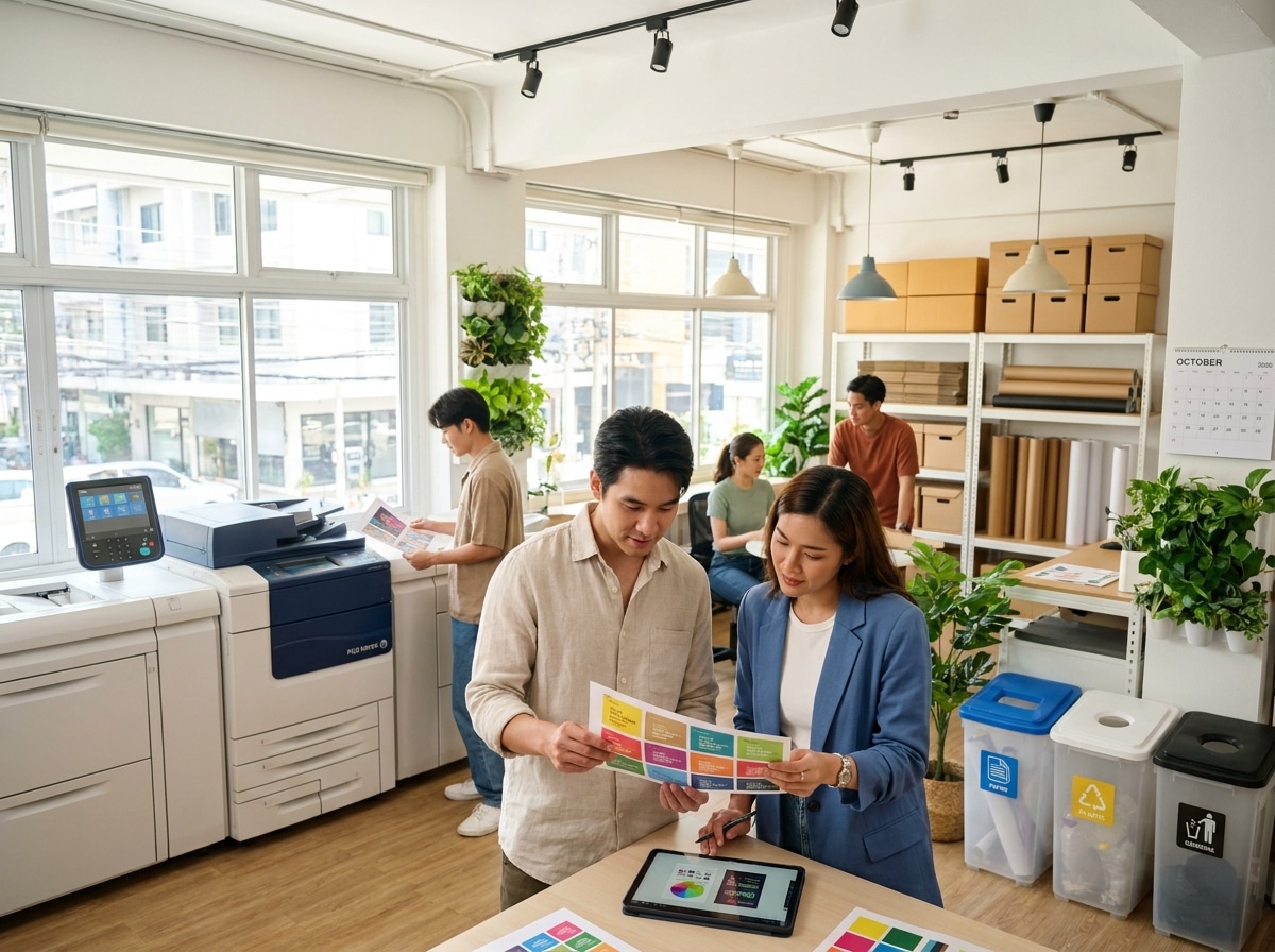 เทรนด์แพ็กเกจจิ้ง 2026: พิมพ์ฉลากสินค้ารักษ์โลกมัดใจลูกค้า - eco-friendly-label-printing-trend