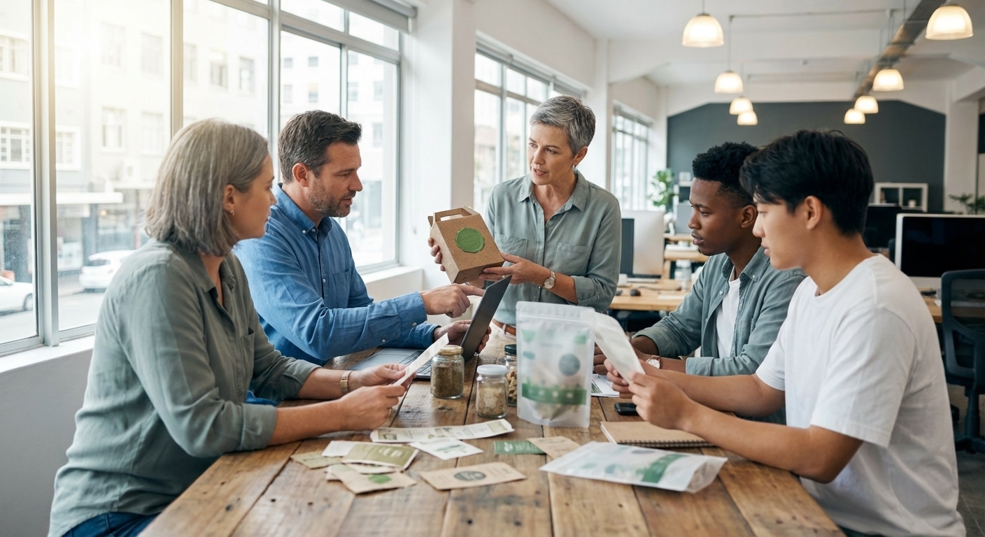 เทรนด์ฉลาก 2026: นวัตกรรมสิ่งพิมพ์รักษ์โลก มัดใจลูกค้า - eco-friendly-label-printing-trends