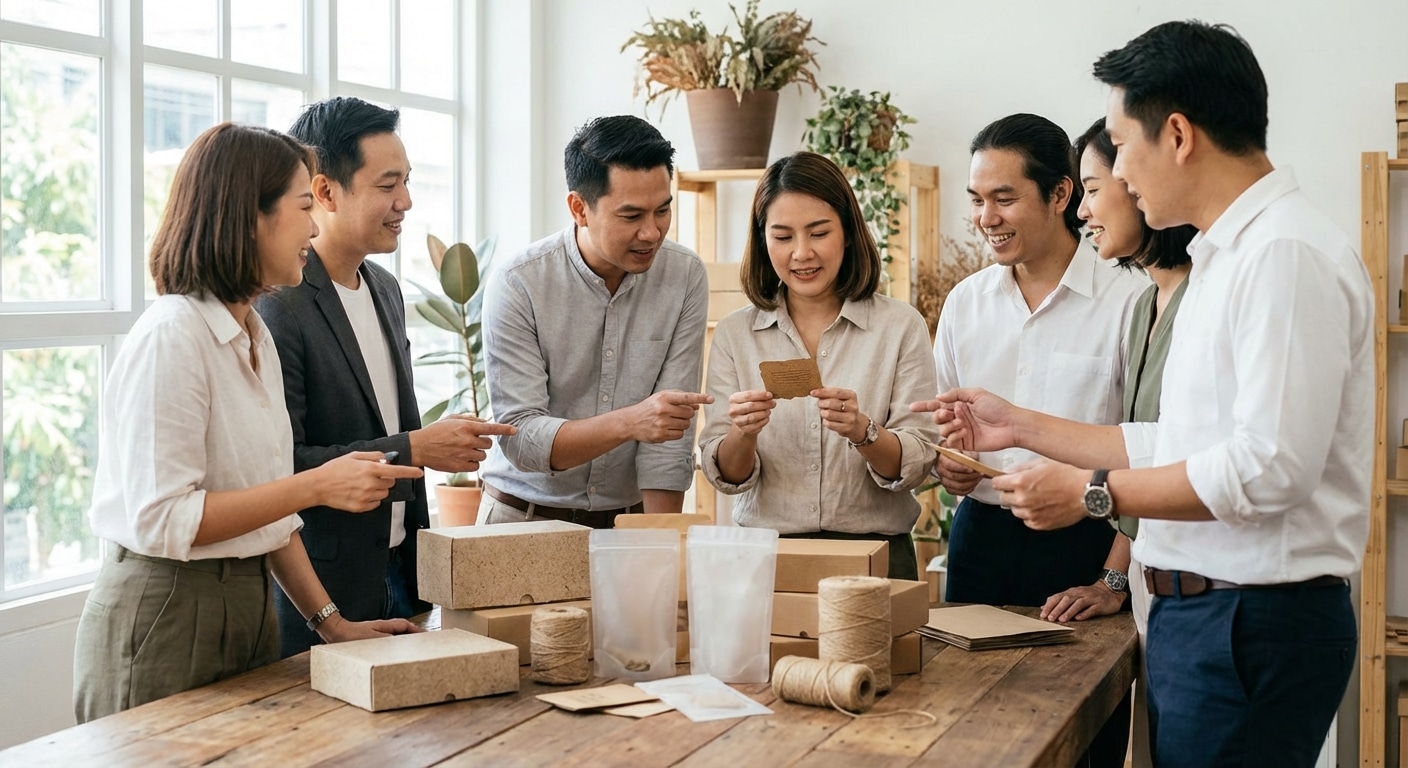 เทรนด์สิ่งพิมพ์ 2026: ฉลากรักษ์โลกมัดใจลูกค้ายุคใหม่ - eco-friendly-label-trend-2026