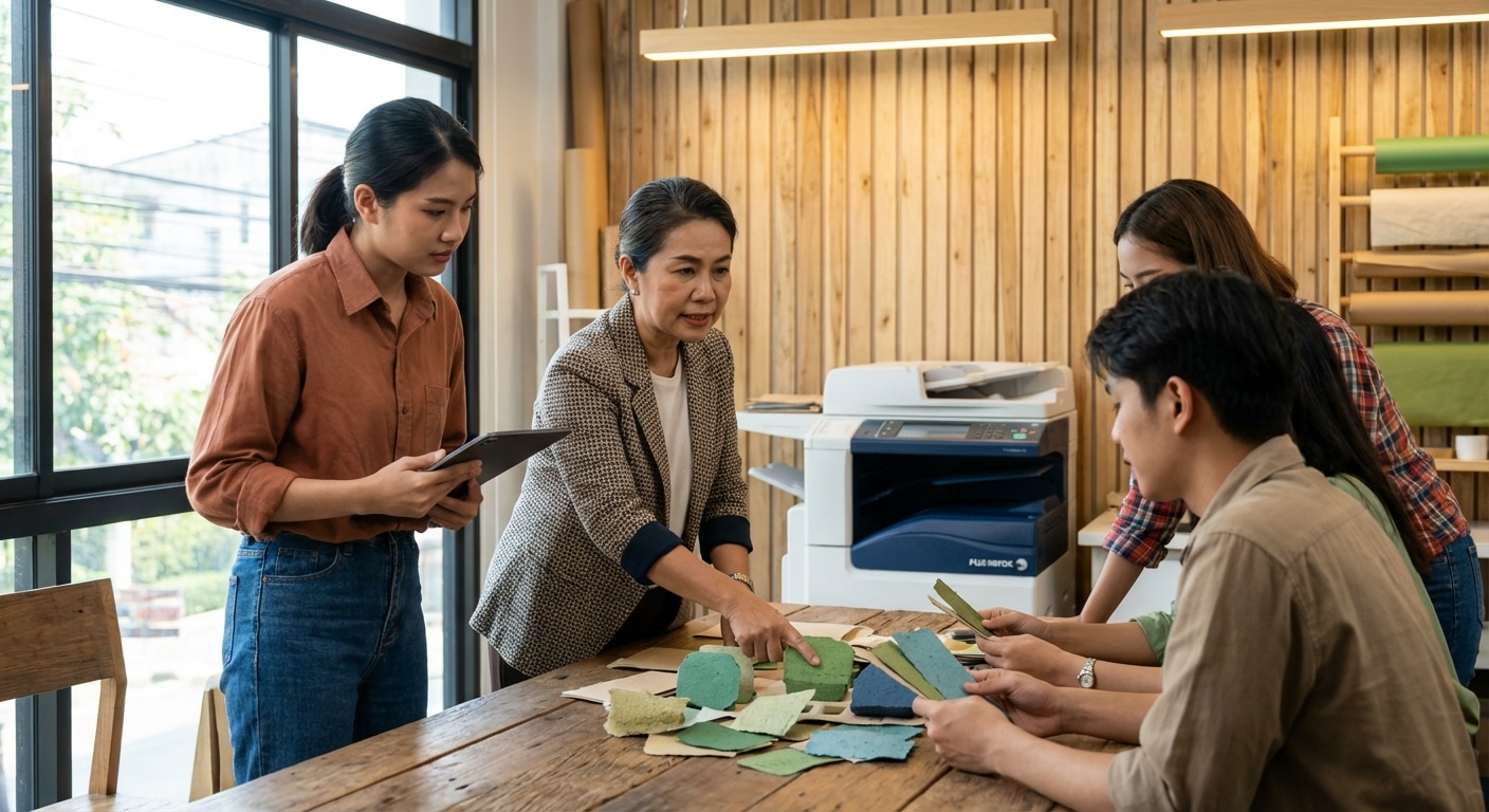 เทรนด์สิ่งพิมพ์ 2027: นวัตกรรมฉลากสินค้ารักษ์โลกดันยอด SME - eco-friendly-label-trend-2027