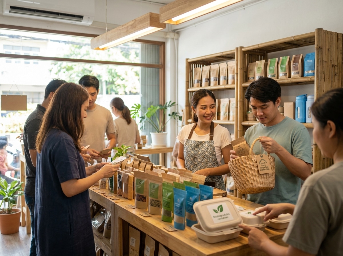 เทรนด์แพ็กเกจจิ้ง 2027: ฉลากรักษ์โลกดันยอดขาย SME - eco-friendly-label-trend-2027