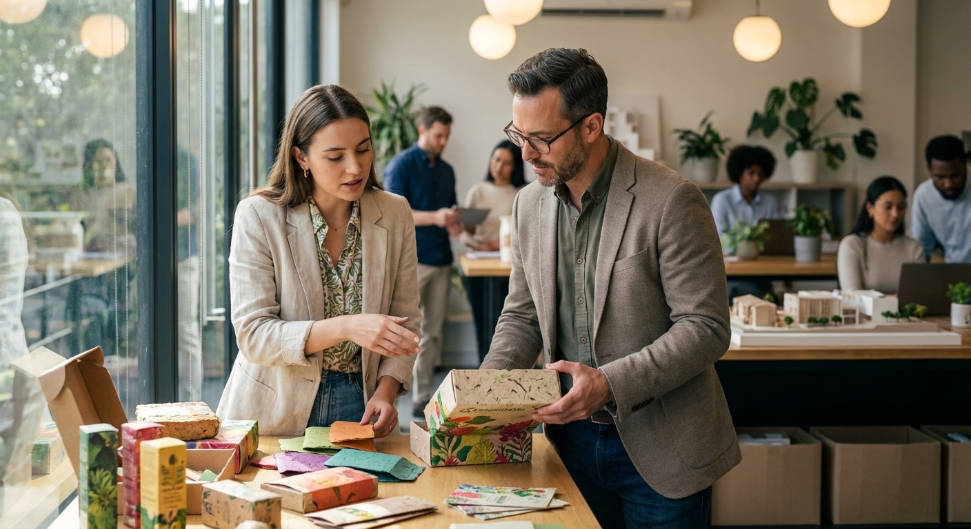 เจาะเทรนด์ 2026: สิ่งพิมพ์รักษ์โลก สร้างแบรนด์ SME ยุคใหม่ - eco-friendly-packaging-printing-trend