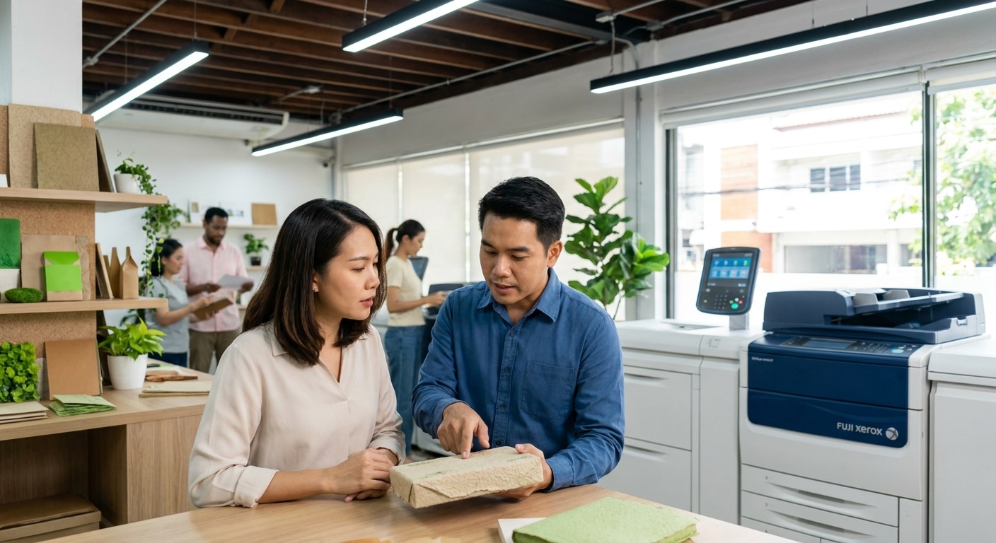 เจาะเทรนด์สิ่งพิมพ์ปลายปี 2026: ฉลากสินค้ารักษ์โลกมาแรง - eco-friendly-packaging-trend-2026