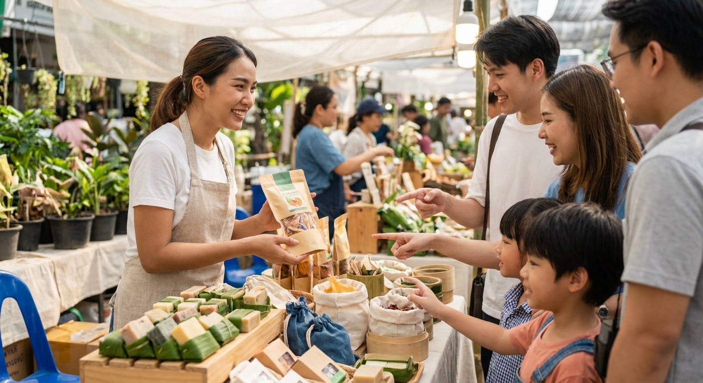 เทรนด์สิ่งพิมพ์ 2026: แพคเกจจิ้งรักษ์โลกดันยอดขาย SME - eco-friendly-packaging-trend-2026