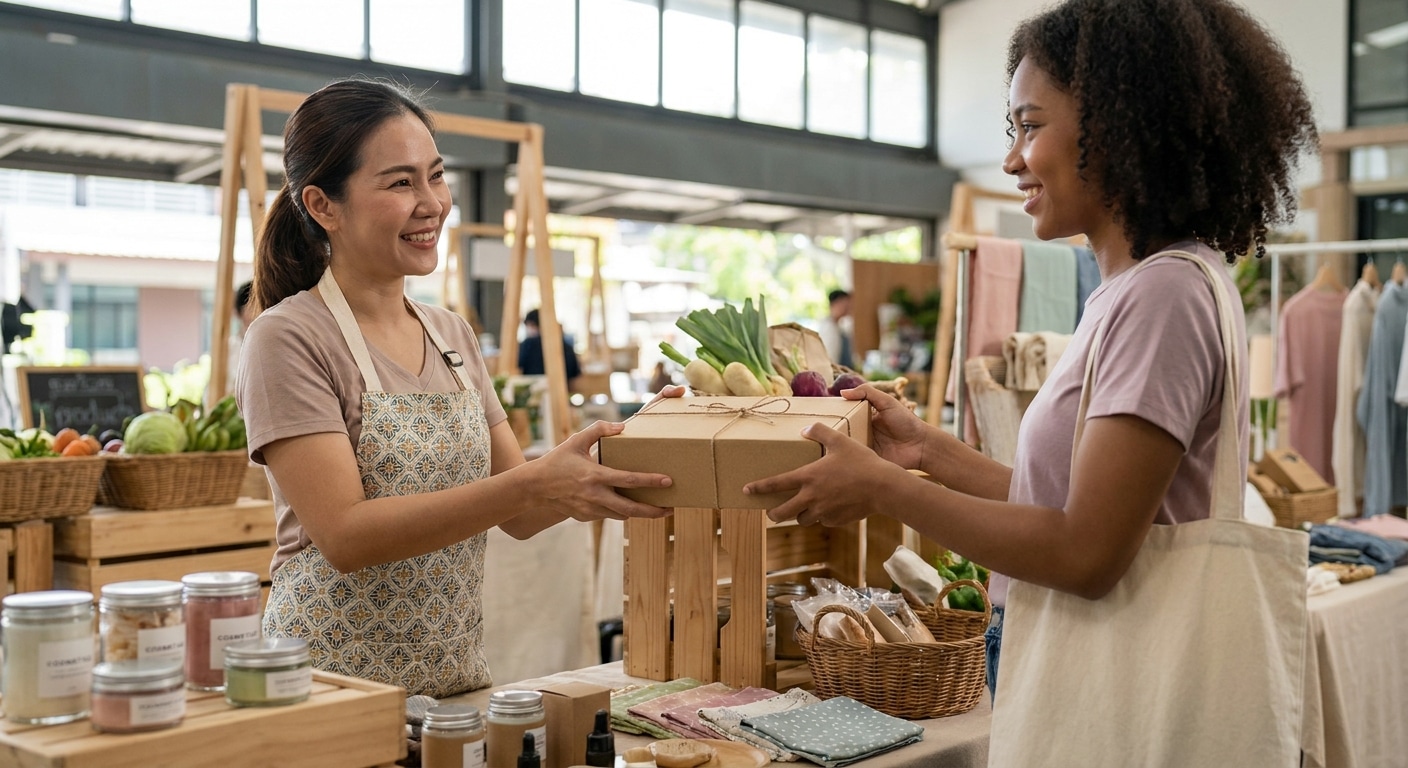 เทรนด์สิ่งพิมพ์ 2026: แพ็กเกจจิ้งรักษ์โลก โกยยอดขาย SME - eco-friendly-packaging-trend-2026