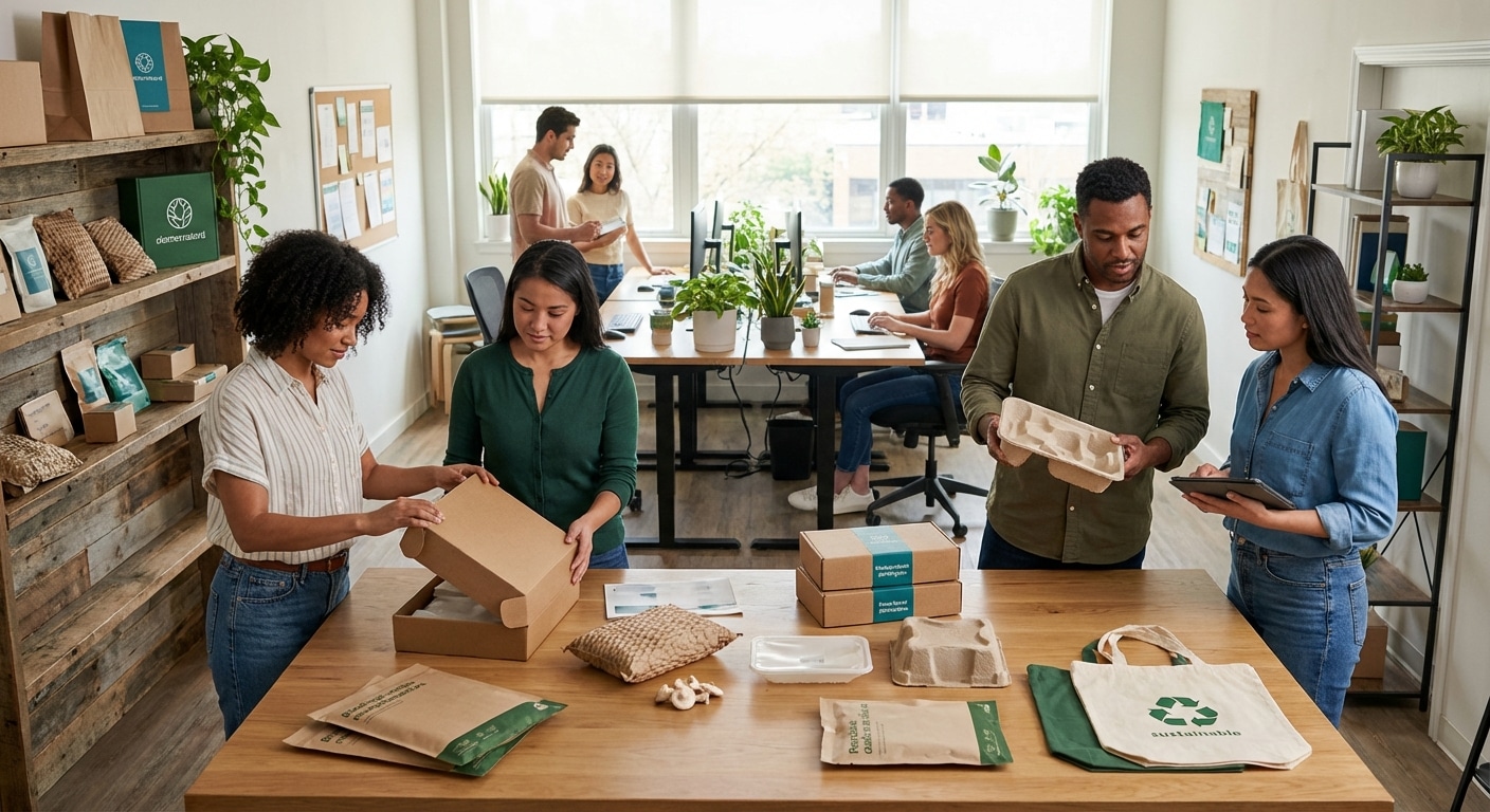 เทรนด์สิ่งพิมพ์ 2026: บรรจุภัณฑ์รักษ์โลกดันยอดขาย SME - eco-friendly-packaging-trend-2026