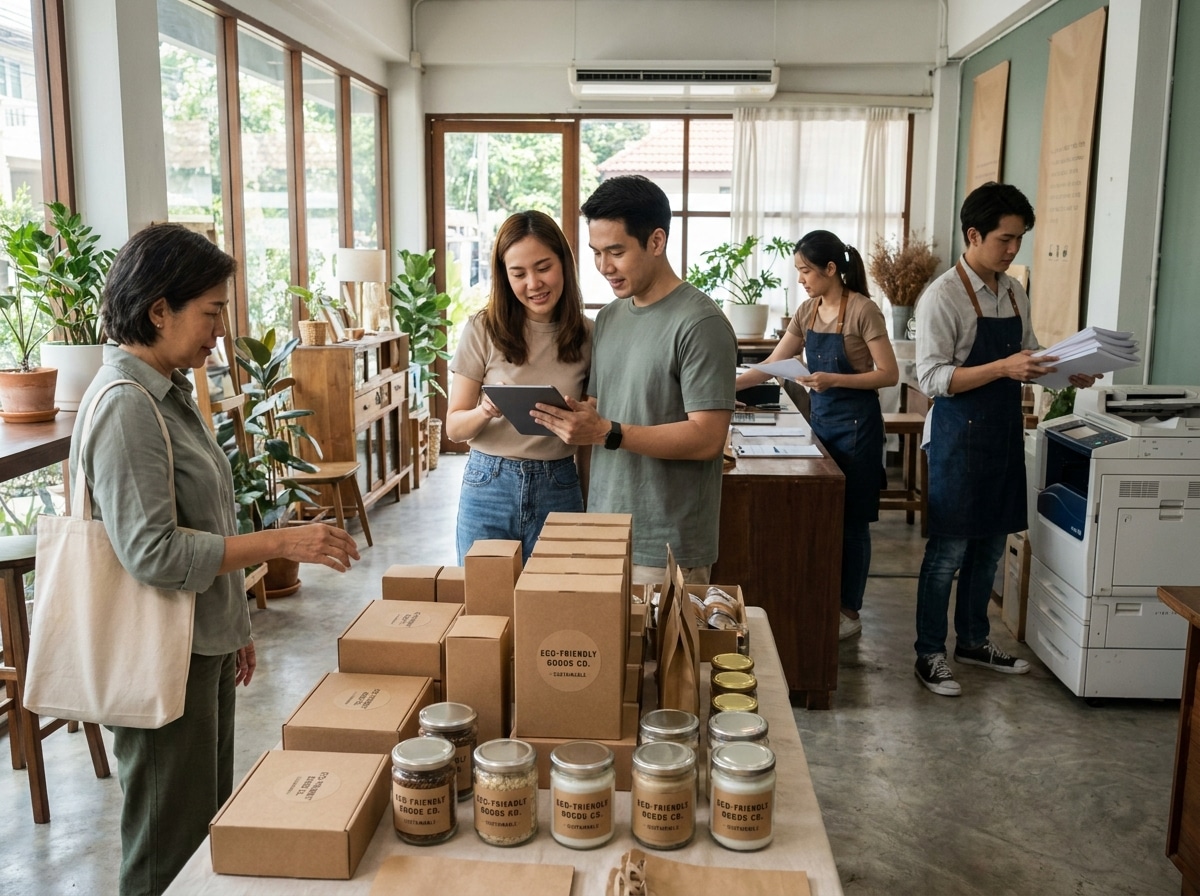 เทรนด์สิ่งพิมพ์ 2026: แพ็กเกจจิ้งรักษ์โลกมาแรง - eco-friendly-packaging-trend-2026