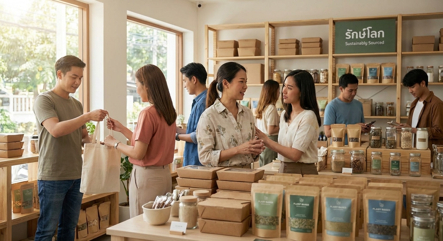 เทรนด์สื่อสิ่งพิมพ์ 2027: บรรจุภัณฑ์รักษ์โลกกระแสแรง - eco-friendly-packaging-trend-2027