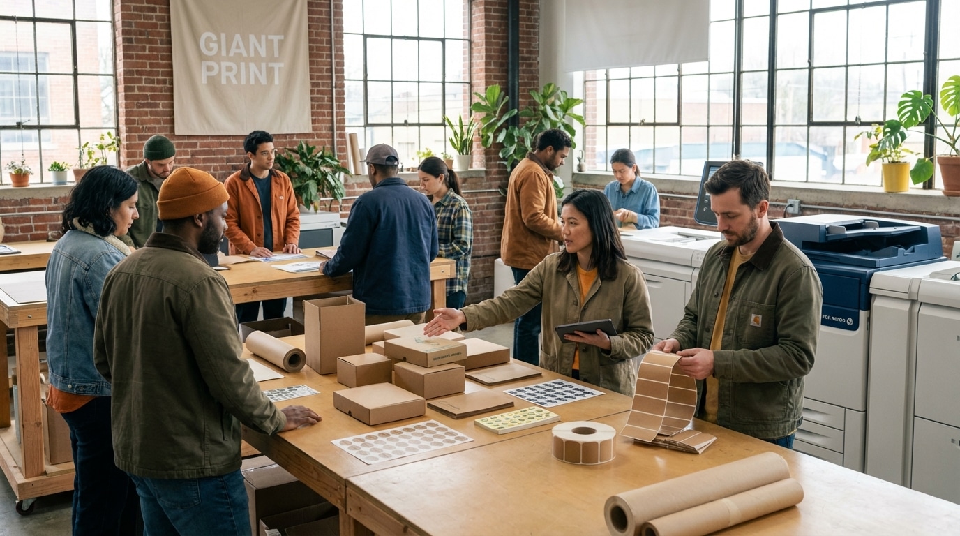 เทรนด์สิ่งพิมพ์ 2026! สติ๊กเกอร์และแพ็กเกจจิ้ง Eco มาแรง - eco-friendly-packaging-trend