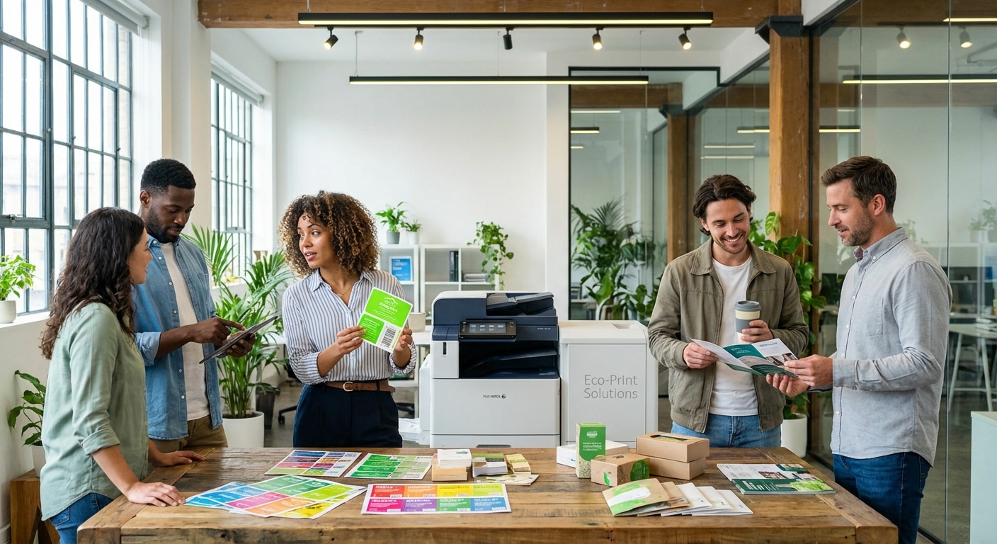 พิมพ์ฉลากรักษ์โลก 2026: เทคโนโลยีสี Fuji Xerox ตอบโจทย์ SME - eco-friendly-printing-tech