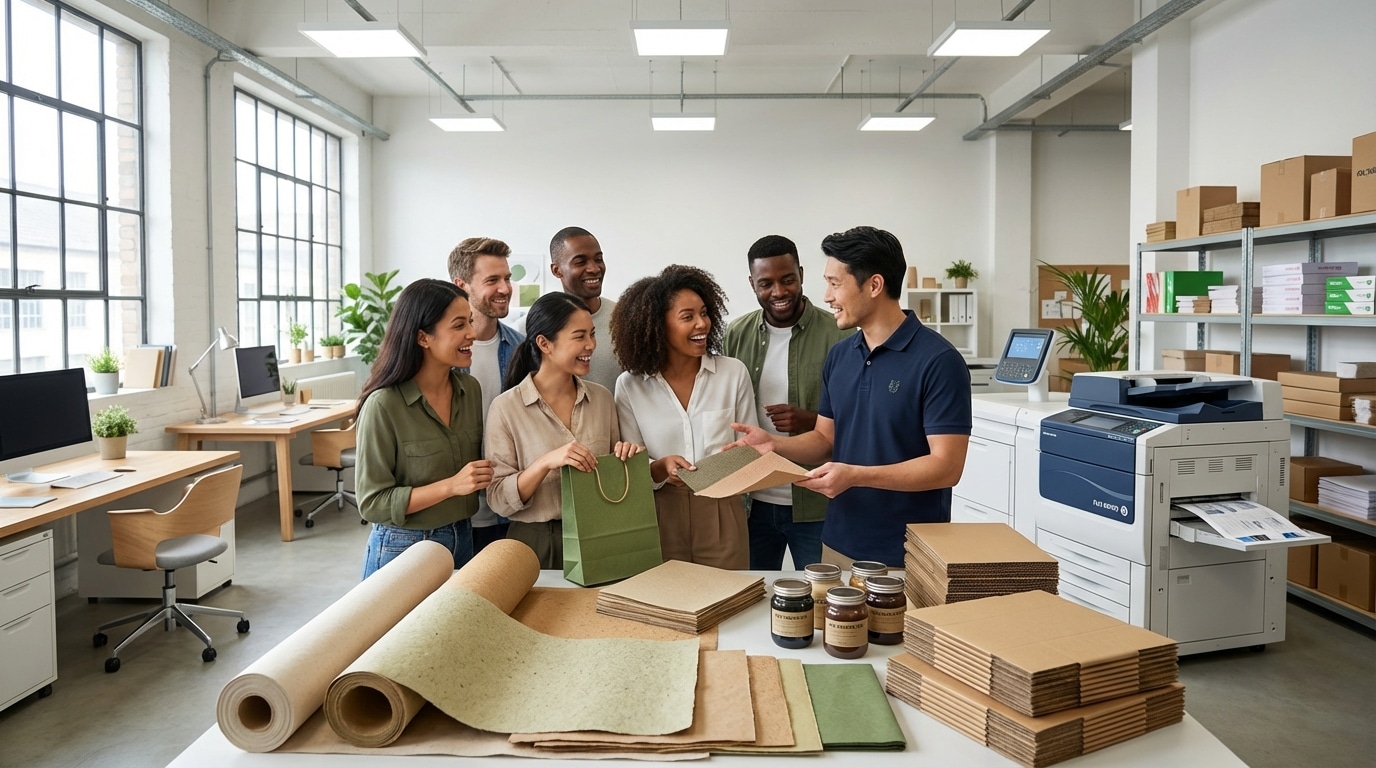 เทรนด์สิ่งพิมพ์ 2026: วัสดุรักษ์โลก ทางรอด SME ยุคใหม่ - eco-friendly-printing-trend-2026