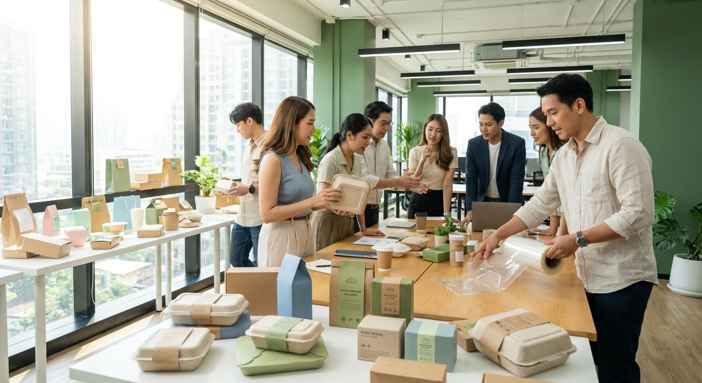 เทรนด์สิ่งพิมพ์ 2026: นวัตกรรมฉลากและแพคเกจจิ้งรักษ์โลก - eco-friendly-printing-trend-2026