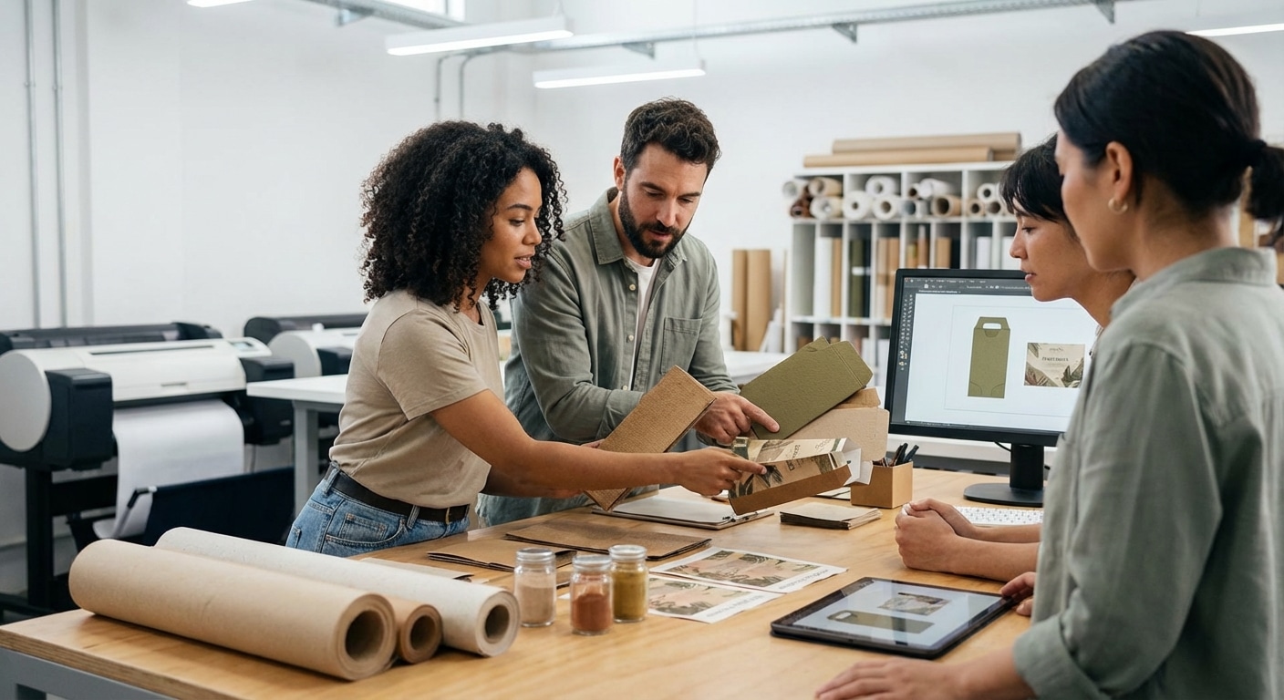 จับตาเทรนด์สื่อสิ่งพิมพ์ 2026 นวัตกรรมฉลากสินค้ารักษ์โลก - eco-friendly-printing-trend-2026