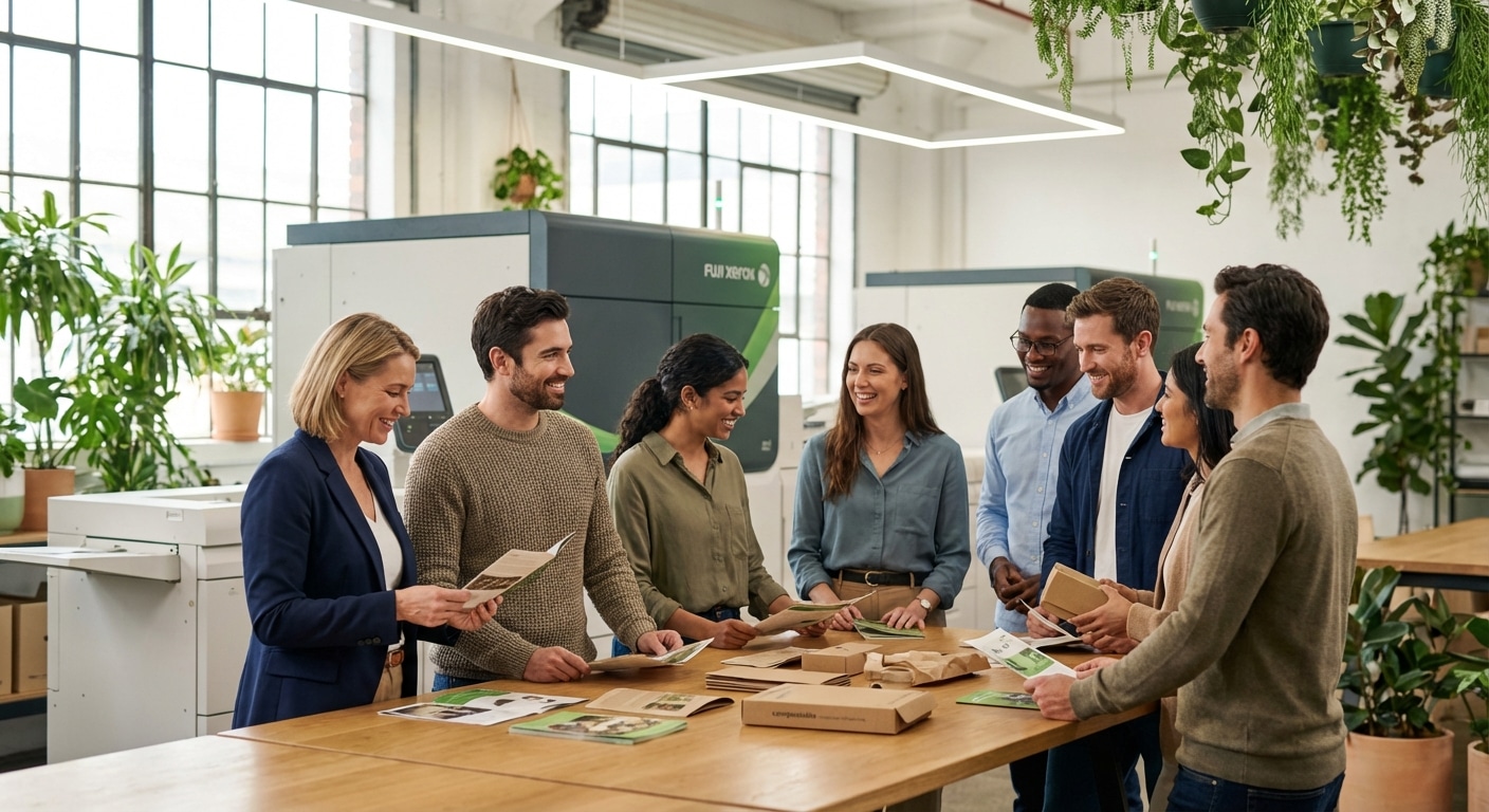 เจาะเทรนด์สิ่งพิมพ์รักษ์โลกครึ่งปีหลัง 2026 ทางรอด SME - eco-friendly-printing-trend-2026