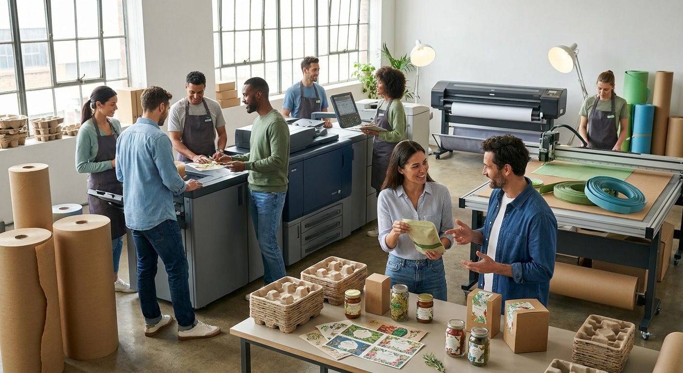 จับตาเทรนด์สื่อสิ่งพิมพ์ 2026! ฉลากสินค้ารักษ์โลกมาแรง - eco-friendly-printing-trend-2026