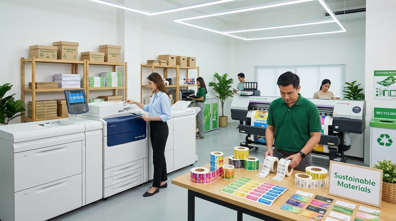 เทรนด์สิ่งพิมพ์ 2026! หมึก Eco-Friendly มาแรงครองใจ SME - eco-friendly-printing-trend-2026