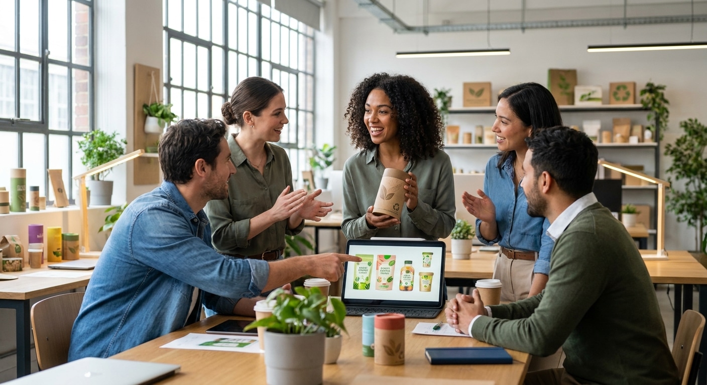 เทรนด์พิมพ์ฉลาก 2026: นวัตกรรมรักษ์โลกดันยอดขาย SME - eco-friendly-printing-trends-2026