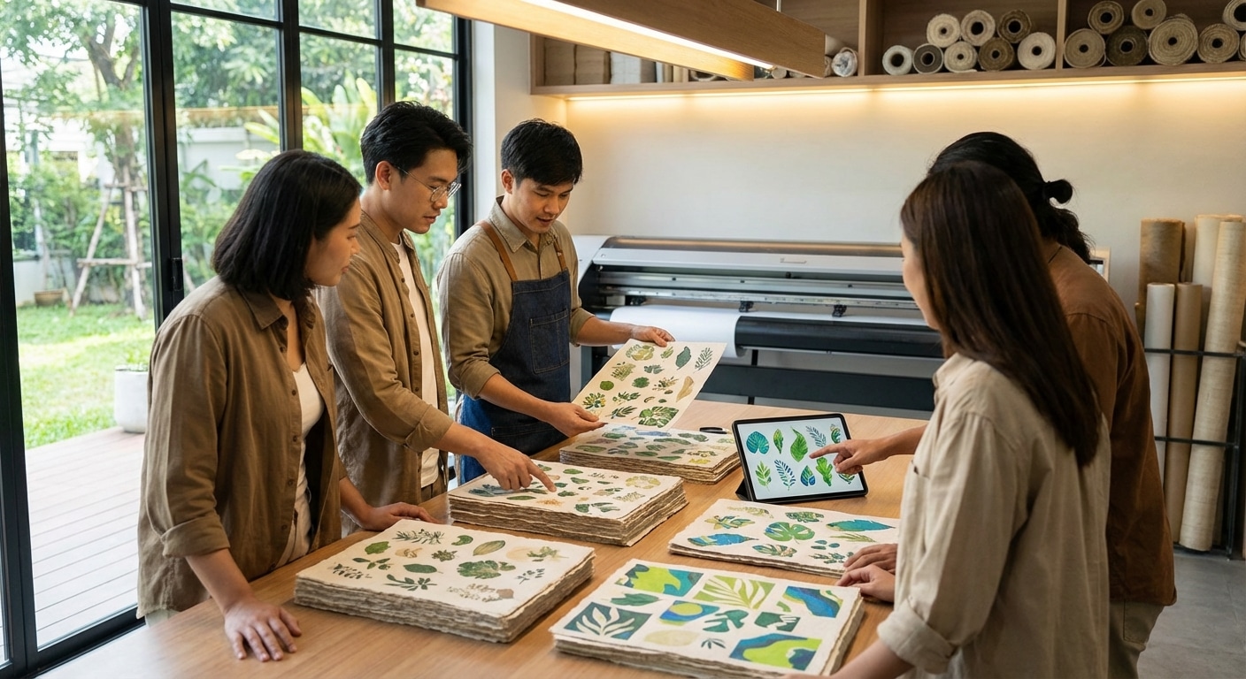 เทรนด์พิมพ์สติ๊กเกอร์รักษ์โลก 2026 มัดใจลูกค้าสายกรีน - eco-friendly-sticker-trend-2026