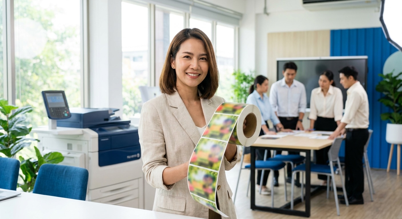 เจาะเทรนด์สื่อสิ่งพิมพ์ 2026! นวัตกรรมฉลากรักษ์โลกมาแรง - eco-label-printing-trend-2026