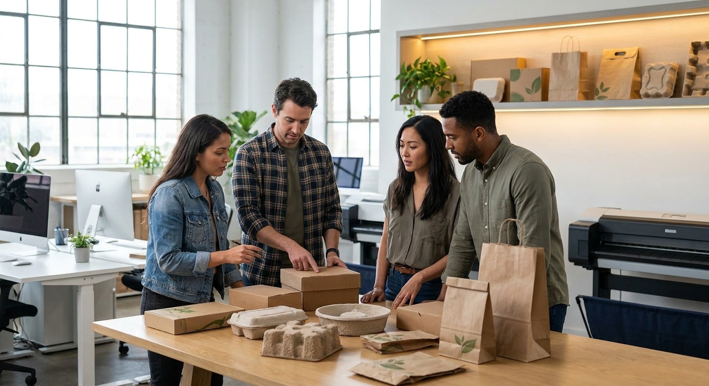 อัปเดตเทรนด์สิ่งพิมพ์ 2026! แพ็กเกจจิ้งรักษ์โลกมาแรง - eco-packaging-print-trends-2026