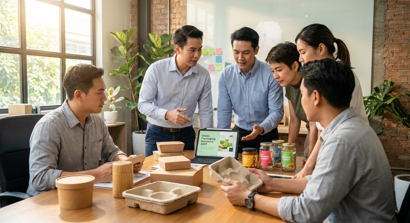 จับตาเทรนด์แพ็กเกจจิ้งรักษ์โลก 2026 SME ไทยเตรียมรับมือ! - eco-packaging-printing-trend