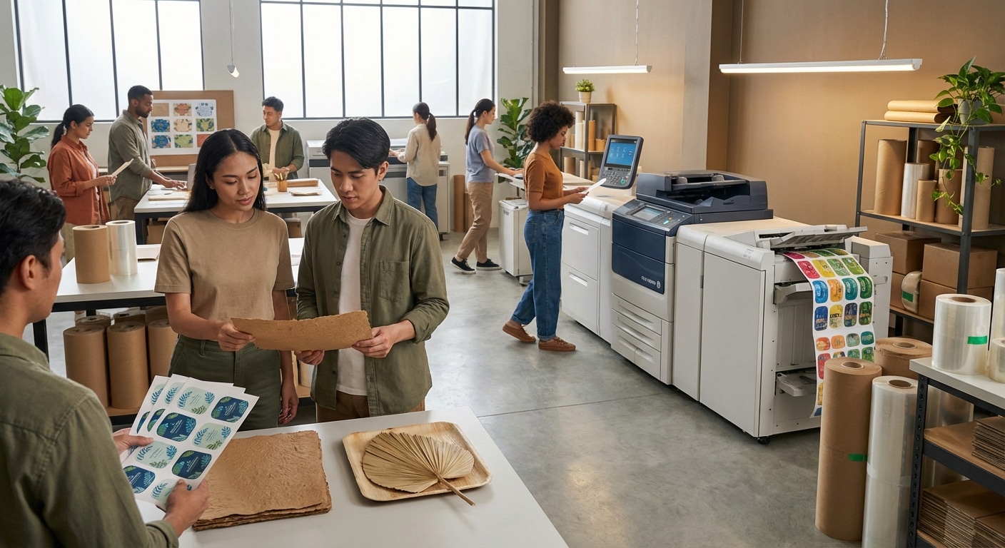 อัปเดตเทรนด์สิ่งพิมพ์ 2026: แพ็กเกจจิ้งรักษ์โลกมาแรง - eco-packaging-printing-trend-2026