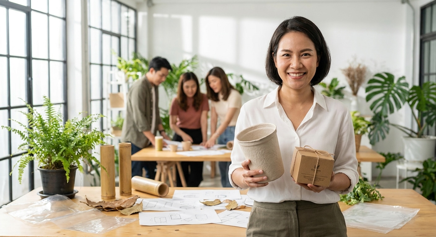 เทรนด์แพ็กเกจจิ้ง 2026: ดีไซน์รักษ์โลกดันยอดขาย SME - eco-packaging-trend-sme-2026